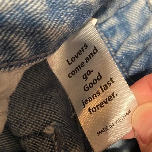 PacSun Butterfly Embroidered High Rise Straight Leg Jeans 27 Y2K - Picture 11 of 13